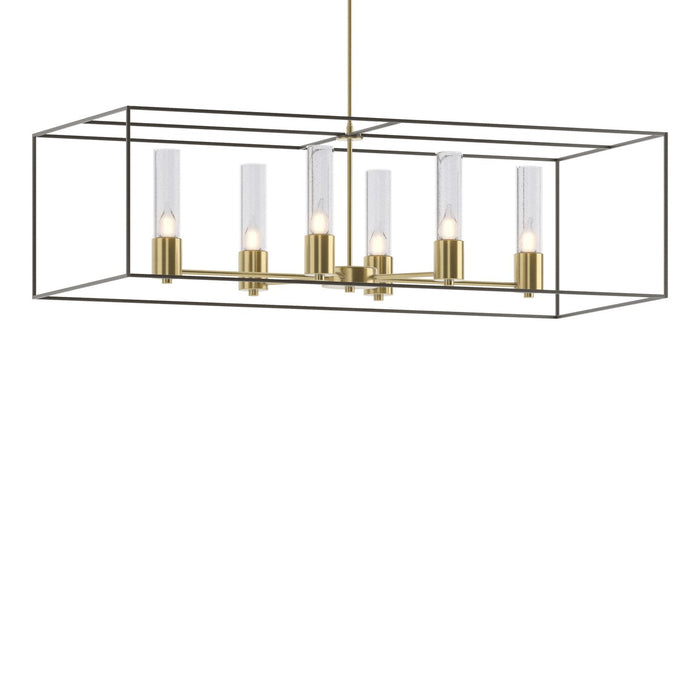 Portico Pendant in Modern Brass with Dark Smoke Accent - 138940-SKT-MULT-86-07-II0392 by Hubbardton Forge