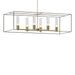 Portico Pendant in Modern Brass with Dark Smoke Accent - 138940-SKT-MULT-86-07-II0392 by Hubbardton Forge