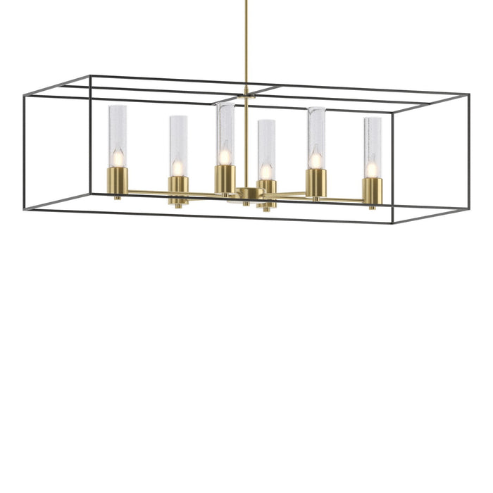 Portico Pendant in Modern Brass with Black Accent - 138940-SKT-MULT-86-10-II0392 by Hubbardton Forge