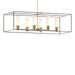 Portico Pendant in Modern Brass with Oil Rubbed Bronze Accent - 138940-SKT-MULT-86-14-GG0392 by Hubbardton Forge