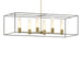 Portico Pendant in Modern Brass with Natural Iron Accent - 138940-SKT-MULT-86-20-GG0392 by Hubbardton Forge