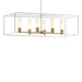 Portico Pendant in Modern Brass with Vintage Platinum Accent - 138940-SKT-MULT-86-82-GG0392 by Hubbardton Forge