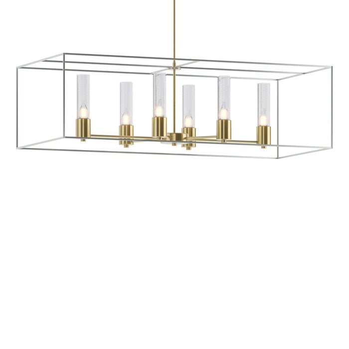 Portico Pendant in Modern Brass with Vintage Platinum Accent - 138940-SKT-MULT-86-82-II0392 by Hubbardton Forge