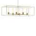 Portico Pendant in Modern Brass with Modern Brass Accent - 138940-SKT-MULT-86-86-GG0392 by Hubbardton Forge