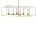 Portico Pendant in Modern Brass with Modern Brass Accent - 138940-SKT-MULT-86-86-II0392 by Hubbardton Forge