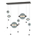 Abacus 7-Light Double Linear LED Pendant in Oil Rubbed Bronze - 139054-LED-STND-14-YL0694 by Hubbardton Forge