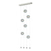 Abacus 6-Light Ceiling-to-Floor LED Pendant in Sterling - 139055-LED-STND-85-YL0668 by Hubbardton Forge