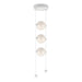 Abacus 3-Light LED Pendant in White - 139059-LED-STND-02-GG0668 by Hubbardton Forge