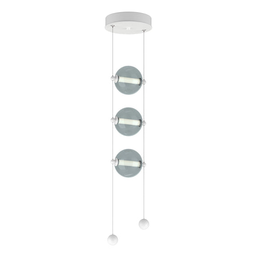 Abacus 3-Light LED Pendant in White - 139059-LED-STND-02-YL0668 by Hubbardton Forge