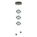 Abacus 3-Light LED Pendant in Dark Smoke - 139059-LED-STND-07-YL0668 by Hubbardton Forge