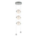 Abacus 3-Light LED Pendant in Vintage Platinum - 139059-LED-STND-82-GG0668 by Hubbardton Forge