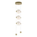 Abacus 3-Light LED Pendant in Modern Brass - 139059-LED-STND-86-GG0668 by Hubbardton Forge