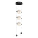 Abacus 3-Light LED Pendant in Ink - 139059-LED-STND-89-GG0668 by Hubbardton Forge