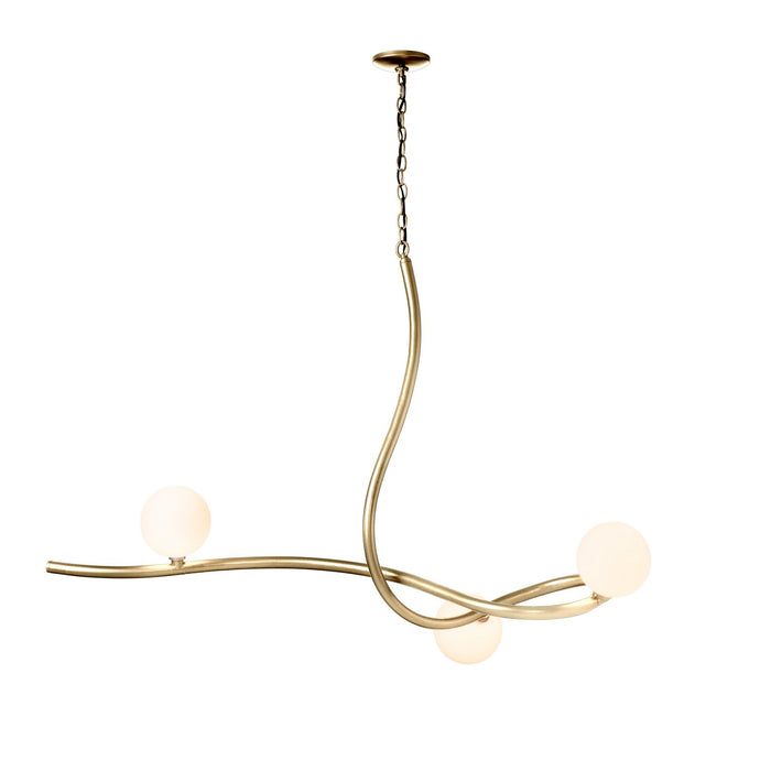 Slide Pendant in Modern Brass - 139201-SKT-86-GG0677 by Hubbardton Forge