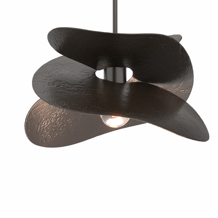 Hibiscus Small Pendant in Oil Rubbed Bronze - 139450-SKT-MULT-14 by Hubbardton Forge