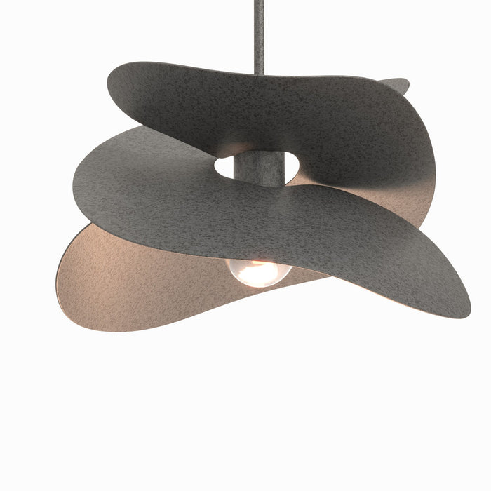 Hibiscus Small Pendant in Natural Iron - 139450-SKT-MULT-20 by Hubbardton Forge