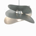 Hibiscus Small Pendant in Vintage Platinum - 139450-SKT-MULT-82 by Hubbardton Forge