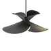 Hibiscus Large Pendant in Black - 139455-SKT-MULT-10 by Hubbardton Forge