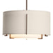 Exos Small Double Shade Pendant in Bronze - 139602-SKT-MULT-05-SF1099-SE1590 by Hubbardton Forge