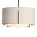 Exos Small Double Shade Pendant in Natural Iron - 139602-SKT-MULT-20-SF1099-SE1590 by Hubbardton Forge