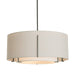 Exos Double Shade Pendant in Black - 139605-SKT-MULT-10-SF1590-SE2290 by Hubbardton Forge