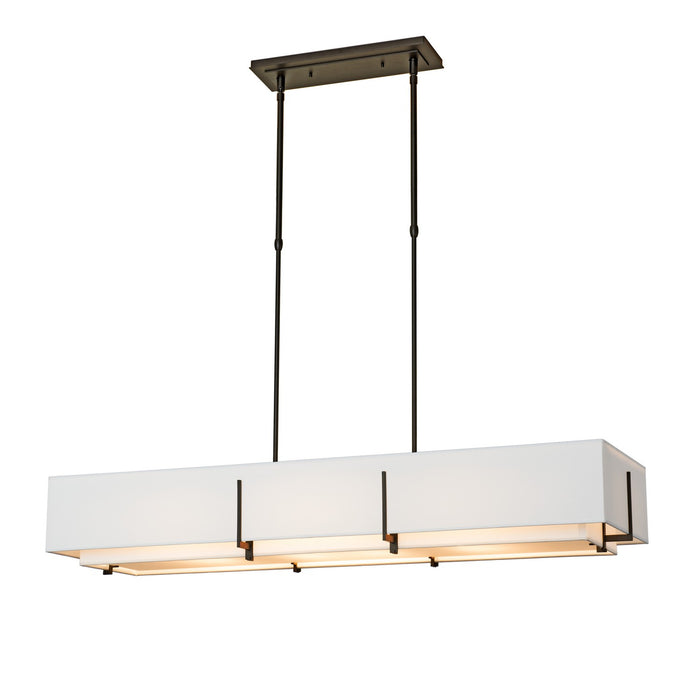 Exos Rectangular Pendant in Oil Rubbed Bronze - 139640-SKT-STND-14-SF4207-SF4602 by Hubbardton Forge