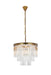 1201D20SG/RC- Sydney 9-Light Chandelier in Satin Gold by Elegant Lighting