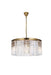 1208D31SG/RC- Sydney 8-Light Chandelier in Satin Gold by Elegant Lighting