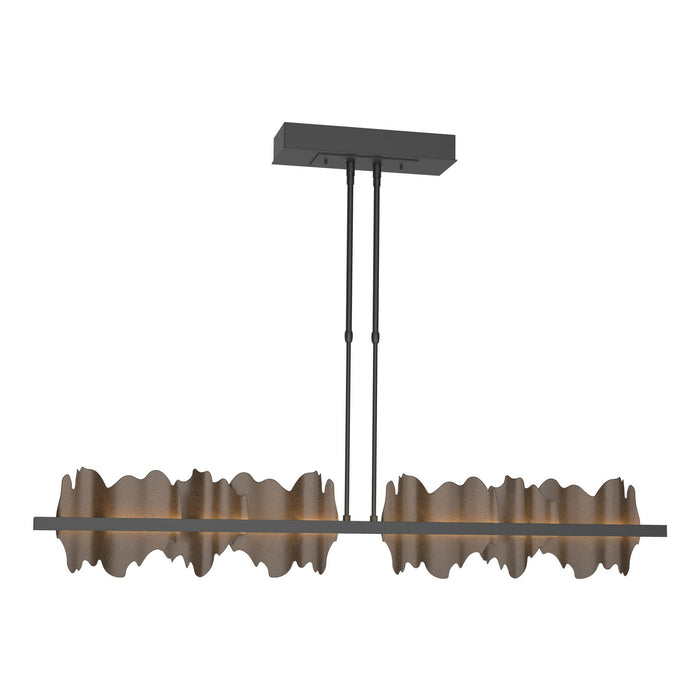 Hildene Large LED Pendant in Black with Bronze Accent - 139652-LED-STND-10-05 by Hubbardton Forge