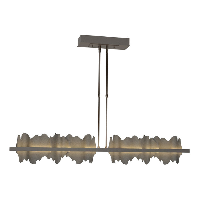 Hildene Large LED Pendant in Oil Rubbed Bronze with Natural Iron Accent - 139652-LED-STND-14-20 by Hubbardton Forge