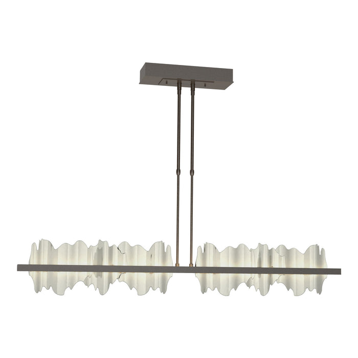 Hildene Large LED Pendant in Oil Rubbed Bronze with Sterling Accent - 139652-LED-STND-14-85 by Hubbardton Forge