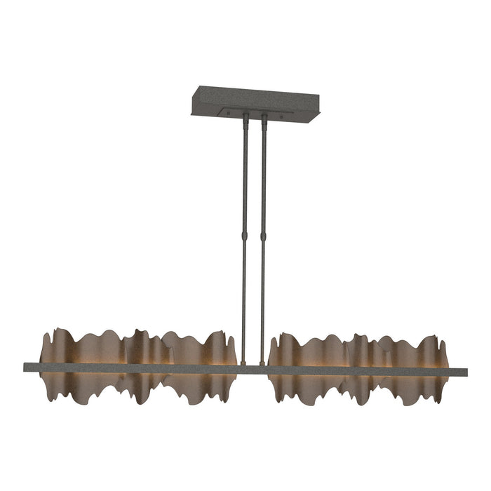 Hildene Large LED Pendant in Natural Iron with Bronze Accent - 139652-LED-STND-20-05 by Hubbardton Forge