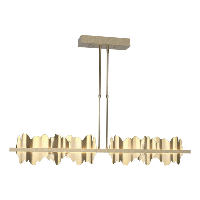 Hildene Large LED Pendant in Soft Gold with Modern Brass Accent - 139652-LED-STND-84-86 by Hubbardton Forge