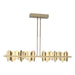 Hildene Large LED Pendant in Soft Gold with Modern Brass Accent - 139652-LED-STND-84-86 by Hubbardton Forge