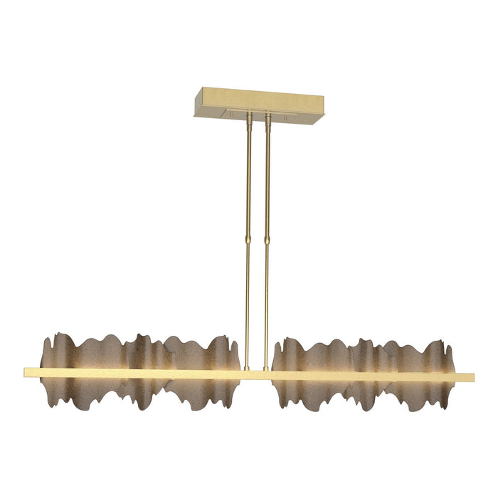 Hildene Large LED Pendant in Modern Brass with Bronze Accent - 139652-LED-STND-86-05 by Hubbardton Forge