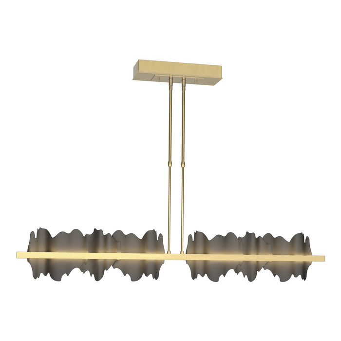 Hildene Large LED Pendant in Modern Brass with Black Accent - 139652-LED-STND-86-10 by Hubbardton Forge