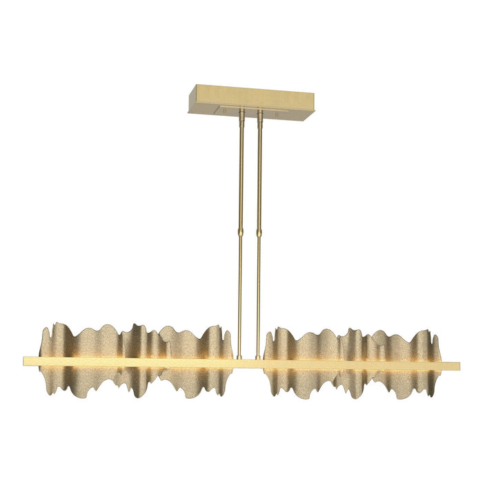 Hildene Large LED Pendant in Modern Brass with Soft Gold Accent - 139652-LED-STND-86-84 by Hubbardton Forge