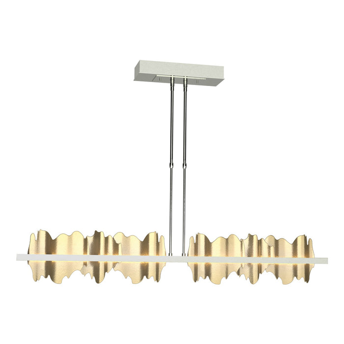 Hildene Large LED Pendant in Sterling with Modern Brass Accent - 139652-LED-STND-85-86 by Hubbardton Forge