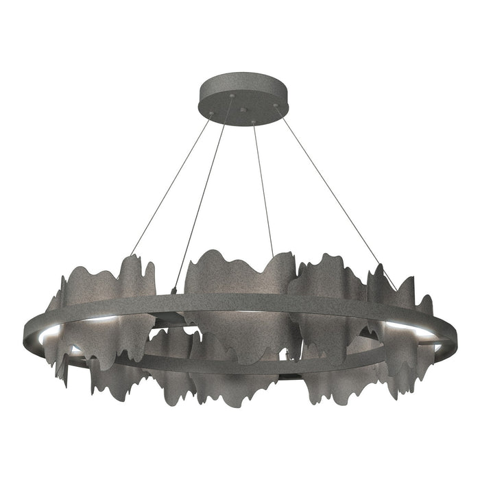 Hildene Circular LED Pendant in Natural Iron with Natural Iron Accent - 139653-LED-STND-20-20 by Hubbardton Forge