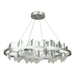 Hildene Circular LED Pendant in Vintage Platinum with Vintage Platinum Accent - 139653-LED-STND-82-82 by Hubbardton Forge