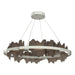 Hildene Circular LED Pendant in Sterling with Bronze Accent - 139653-LED-STND-85-05 by Hubbardton Forge