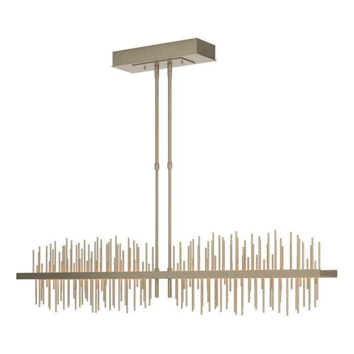 Gossamer Large LED Pendant in Soft Gold with Soft Gold Accent - 139655-LED-STND-84-84 by Hubbardton Forge