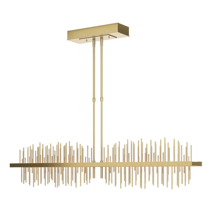 Gossamer Large LED Pendant in Modern Brass with Modern Brass Accent - 139655-LED-STND-86-86 by Hubbardton Forge