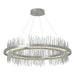 Gossamer Circular LED Pendant in Vintage Platinum with Vintage Platinum Accent - 139656-LED-STND-82-82 by Hubbardton Forge