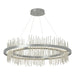 Gossamer Circular LED Pendant in Vintage Platinum with Sterling Accent - 139656-LED-STND-82-85 by Hubbardton Forge