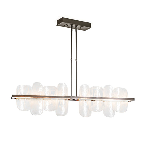 Vitre Large Linear LED Pendant in Oil Rubbed Bronze - 139661-LED-STND-14-YR0708 by Hubbardton Forge