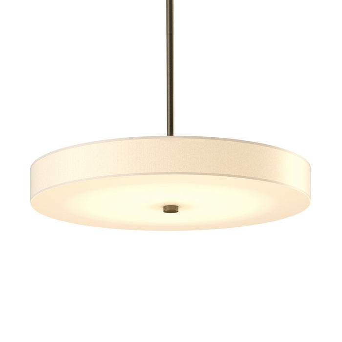 Disq Large LED Pendant in Soft Gold - 139713-LED-MULT-84-SH1970 by Hubbardton Forge