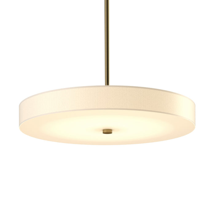 Disq Large LED Pendant in Modern Brass - 139713-LED-MULT-86-SH1970 by Hubbardton Forge