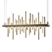 Cityscape LED Pendant in Bronze with Soft Gold Accent - 139725-LED-STND-05-84 by Hubbardton Forge