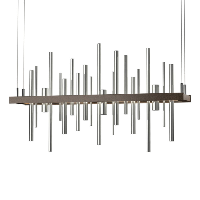 Cityscape LED Pendant in Bronze with Sterling Accent - 139725-LED-STND-05-85 by Hubbardton Forge